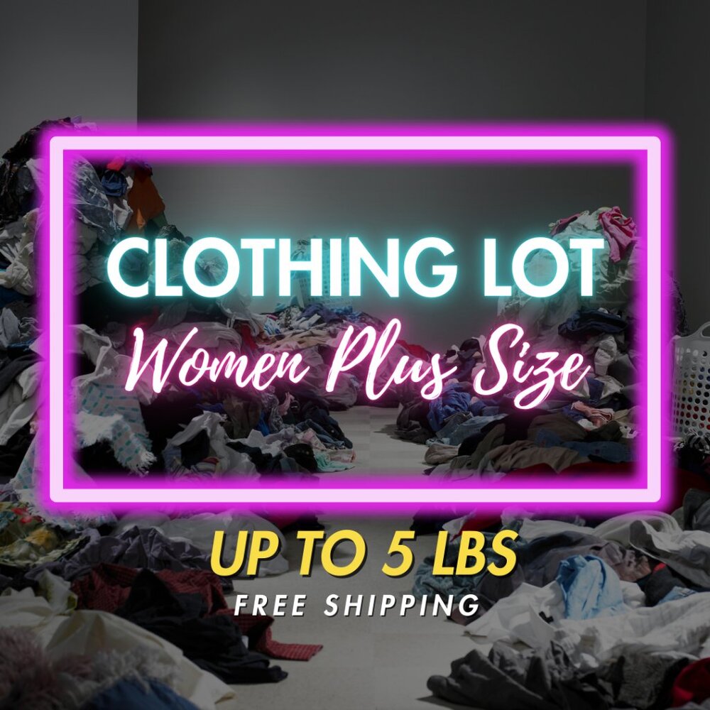 Women Plus Size Clothing 5 Pound Reseller Bundle Lot